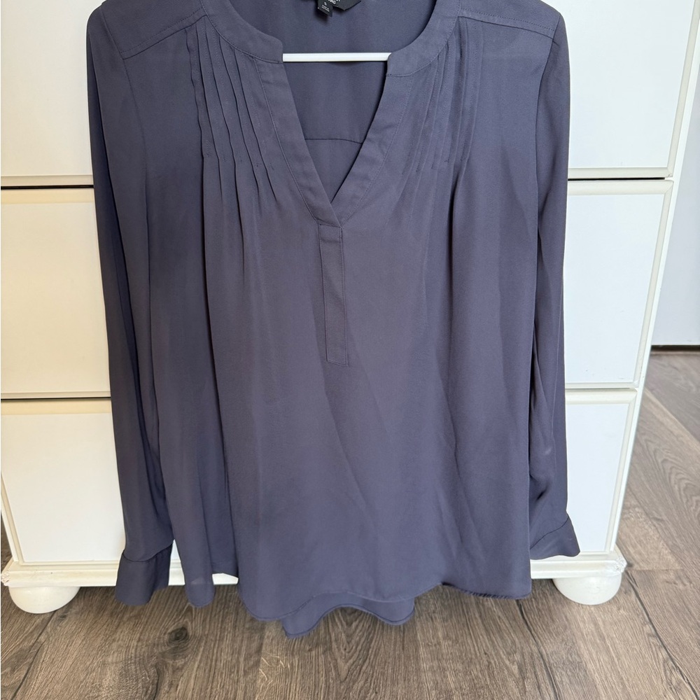 Simply Vera Vera Wang Women's Deep Purplish grey Blouse